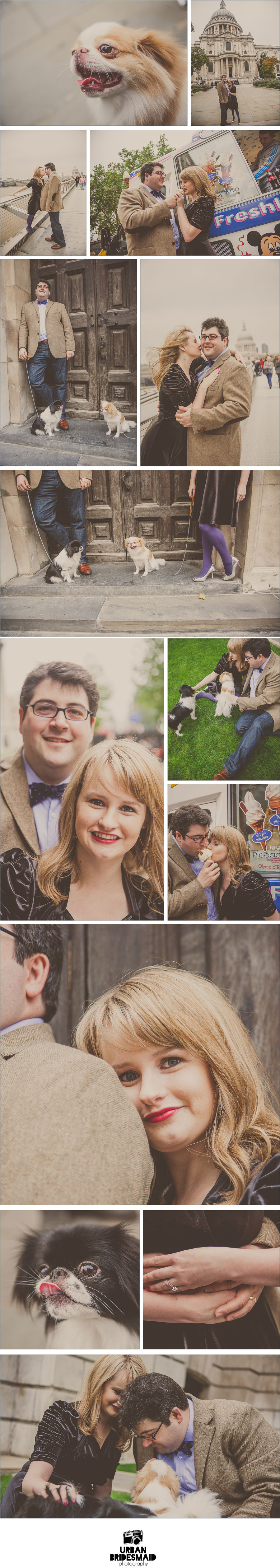 st-pauls-london-engagement-shoot-web Portrait Shoot: St Paul's Cathedral, Millennium Bridge & South Bank