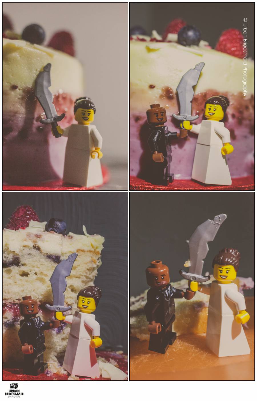 17-Lego-Minifig-Jessica-Jones-Luke-Cage-wedding-London-Urban-Bridesmaid-Photography Superhero Destination Wedding with Lego figures and minifigs