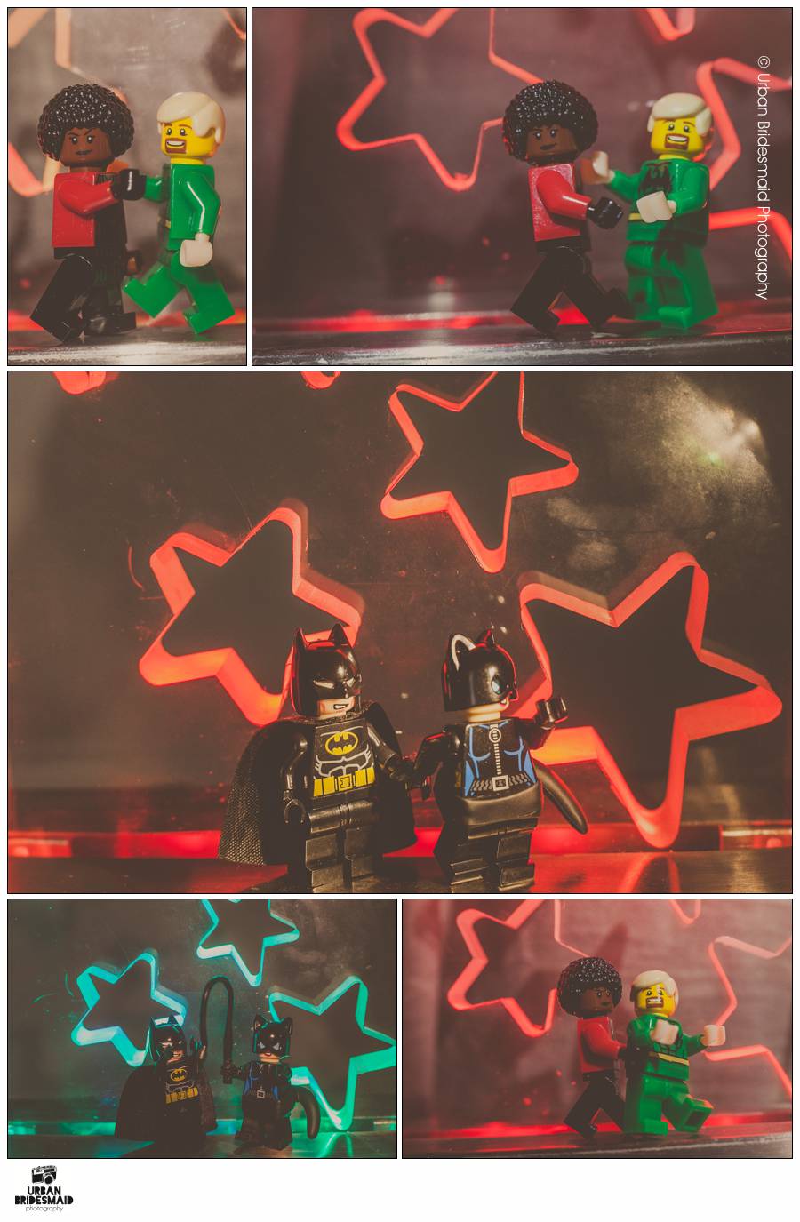 19-Lego-Minifig-Jessica-Jones-Luke-Cage-wedding-London-Urban-Bridesmaid-Photography Superhero Destination Wedding with Lego figures and minifigs