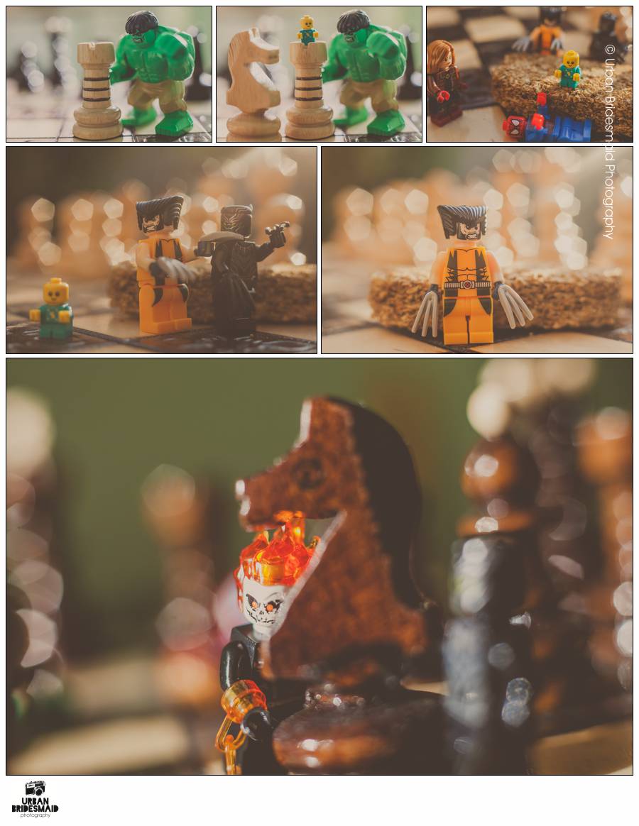 13-Lego-Minifig-Jessica-Jones-Luke-Cage-wedding-London-Urban-Bridesmaid-Photography Superhero Destination Wedding with Lego figures and minifigs